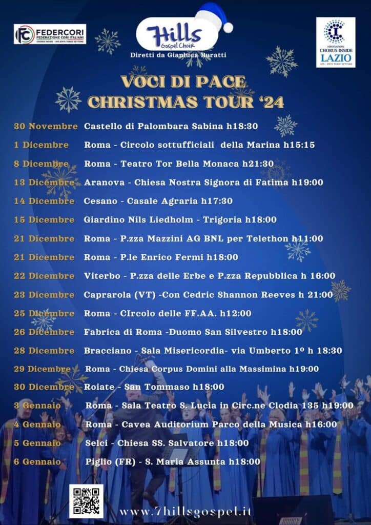locandina_Voci di Pace_Christmas Tour_2024_7_Hills_Gospel_Choir
